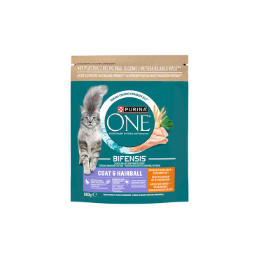 PURINA ONE COAT / HAIRBALL KARMA DLA KOTA z kurczakiem