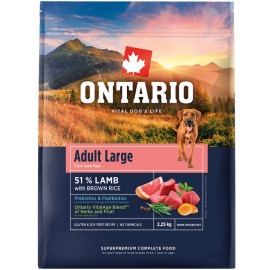 ONTARIO ADULT LARGE LAMB AND BROWN RICE KARMA DLA DOROSŁYCH PSÓW RAS DUŻYCH