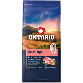 ONTARIO SENIOR LARGE CHICKEN and SWEET POTATOES KARMA DLA PSÓW RAS DUŻYCH
