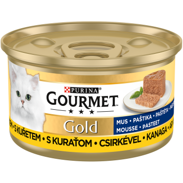 GOURMET GOLD MOKRA KARMA DLA KOTA mus z kurczakiem
