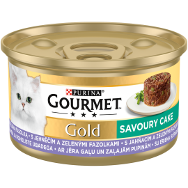 GOURMET GOLD SAVOUR CAKE KARMA DLA KOTA z jagnięciną i zieloną fasolką