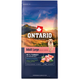 ONTARIO ADULT LARGE WEIGHT CONTROL TURKEY and BROWN RICE KARMA DLA PSA