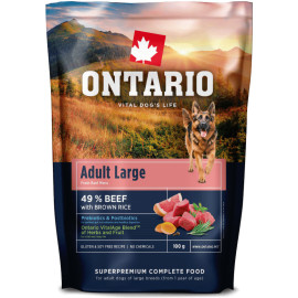 ONTARIO ADULT LARGE BEEF and BROWN RICE KARMA DLA PSÓW RAS DUŻYCH