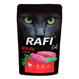 RAFI CAT MOKRA KARMA Z CIELĘCINĄ saszetka dla kota