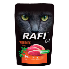 RAFI CAT MOKRA KARMA Z KACZKĄ saszetka dla kota