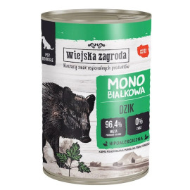 WIEJSKA ZAGRODA KARMA DLA PSA monobiałkowa dzik
