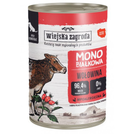 WIEJSKA ZAGRODA KARMA DLA PSA monobiałkowa wołowina