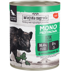 WIEJSKA ZAGRODA KARMA DLA PSA monobiałkowa dzik