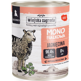 WIEJSKA ZAGRODA KARMA DLA SZCZENIAKA monobiałkowa jagnięcina