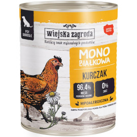 WIEJSKA ZAGRODA KARMA DLA PSA monobiałkowa kurczak
