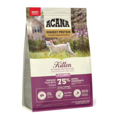 ACANA HIGHEST PROTEIN KITTEN KARMA DLA KOCIĄT