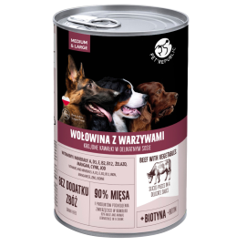 PET REPUBLIC MOKRA KARMA DLA PSA z wołowiną i warzywami