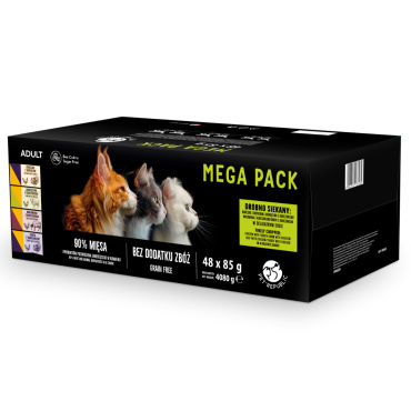 PET REPUBLIC MOKRA KARMA DLA KOTA mięsne smaki w sosie