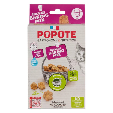 POPOTE MIESZANKA DO PIECZENIA CIASTEK DLA KOTA z kaczką