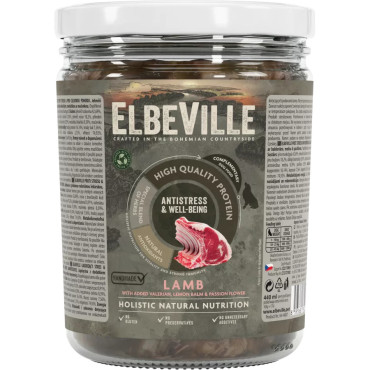 ELBEVILLE ANTISTRESS / WELL-BEING MOKRA KARMA DLA PSA jagnięcina z walerianą i melisą