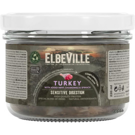 ELBEVILLE SENSITIVE DIGESTION MOKRA KARMA DLA PSA indyk z miętą, rumiankiem i szpinakiem