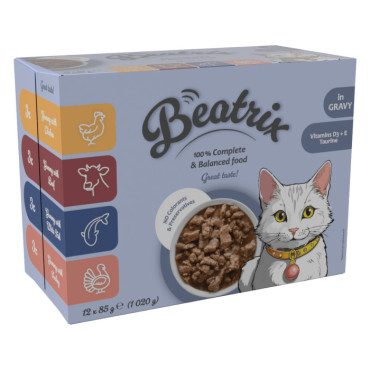 BEATRIX ADULT CAT KARMA DLA KOTA fileciki w sosie mix smaków