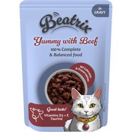 BEATRIX ADULT CAT KARMA DLA KOTA fileciki z wołowiną w sosie