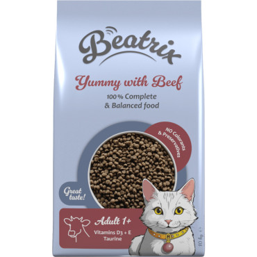 BEATRIX ADULT CAT SUCHA KARMA DLA KOTA z wołowiną