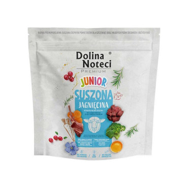 DOLINA NOTECI PREMIUM JUNIOR SUCHA KARMA DLA SZCZENIAKA jagnięcina