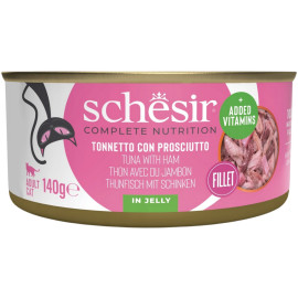 SCHESIR CAT MOKRA KARMA DLA KOTA tuńczyk z szynką w galaretce