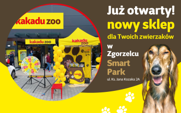 Sklep zoologiczny Kakadu Zoo w Centrum Handlowym S1 w Brzegu